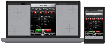 Screenshots of RPS Roulette Tool interface