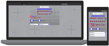 Screenshot of Neighbour Numbers Roulette Tool interface