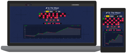 Screenshot of To The Moon Roulette Tool interface