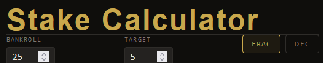 Stake-calculator
